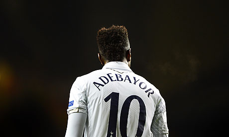 Tottenham's Emmanuel Adebayor