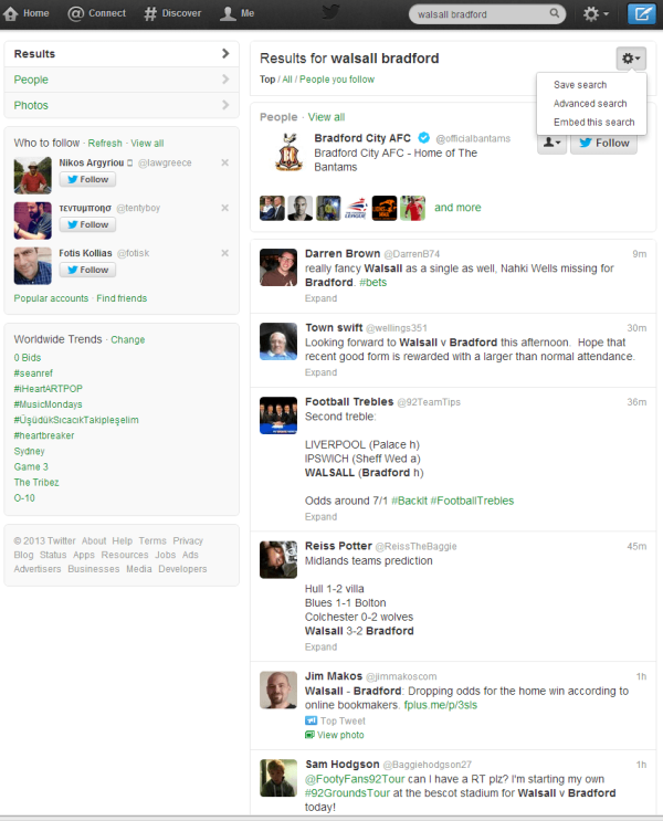 twitter-αναζήτηση